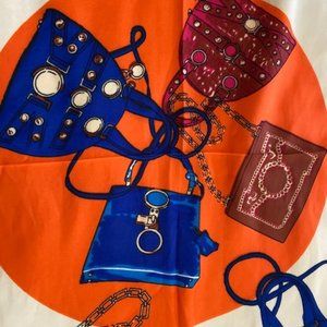 Silk Scarf Designer Faux